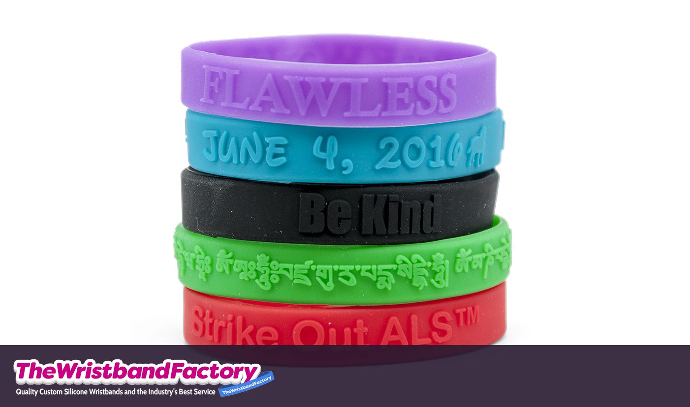 Embossed Wristbands 2