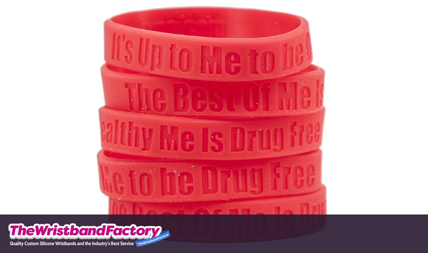 Red Ribbon Wristbands 1