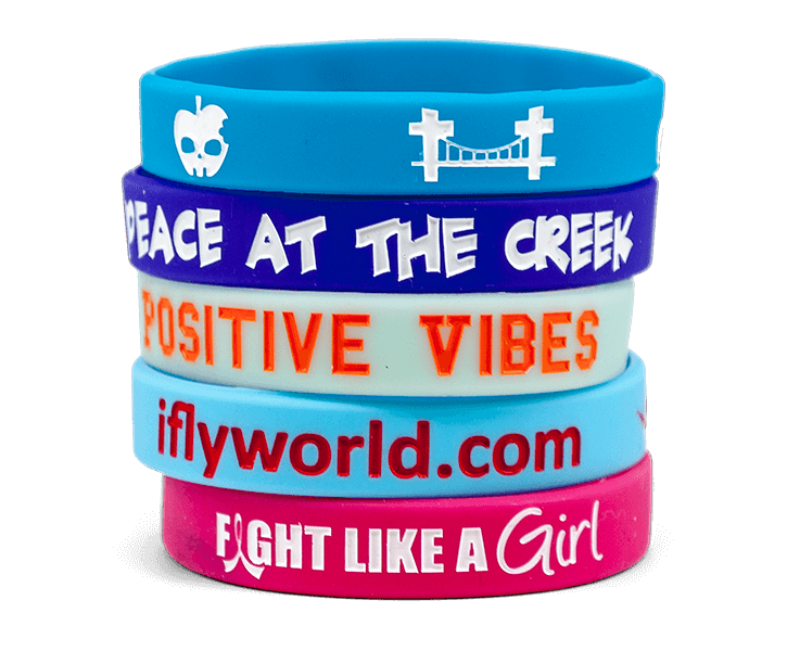 Color Filled Wristbands