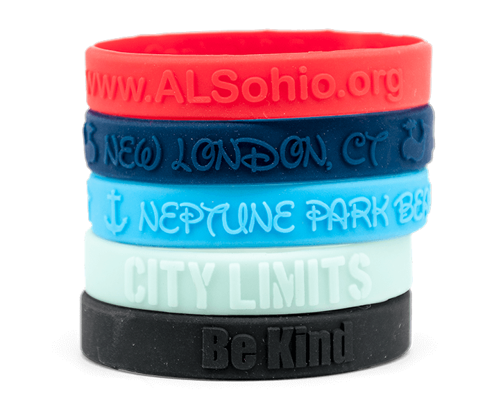 Embossed Wristbands