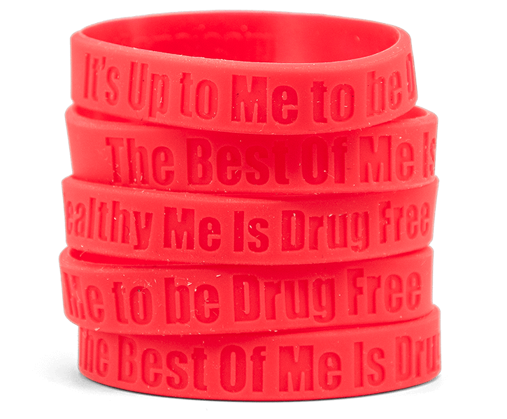 Red Ribbon Wristbands